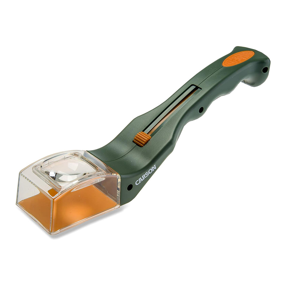 Carson BugView Quick-Release Bug Catching Tool and Magnifier for Spider, Children and Adults, green, one size (HU-10)