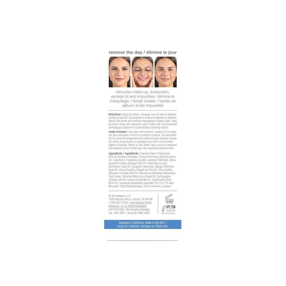 Dermalogica Precleanse Limpiador en Aceite para Cara, Eficaz Desmaquillante que Limpia Poros y Derrite Maquillaje