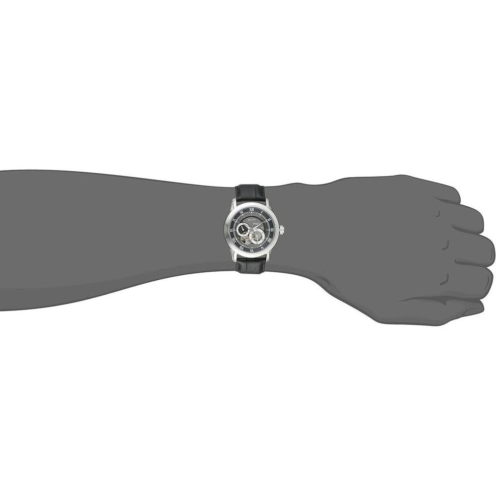 Reloj automático Bulova Sutton para hombre con subesfera de 24 horas, apertura esqueleto y características luminosas