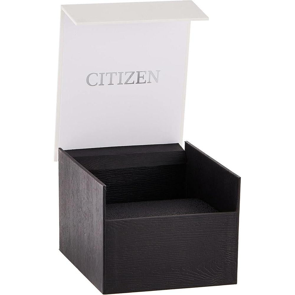 Citizen Reloj de cuarzo para hombre, acero inoxidable clásico, modelo AG8300-52L tono plateado, cronógrafo