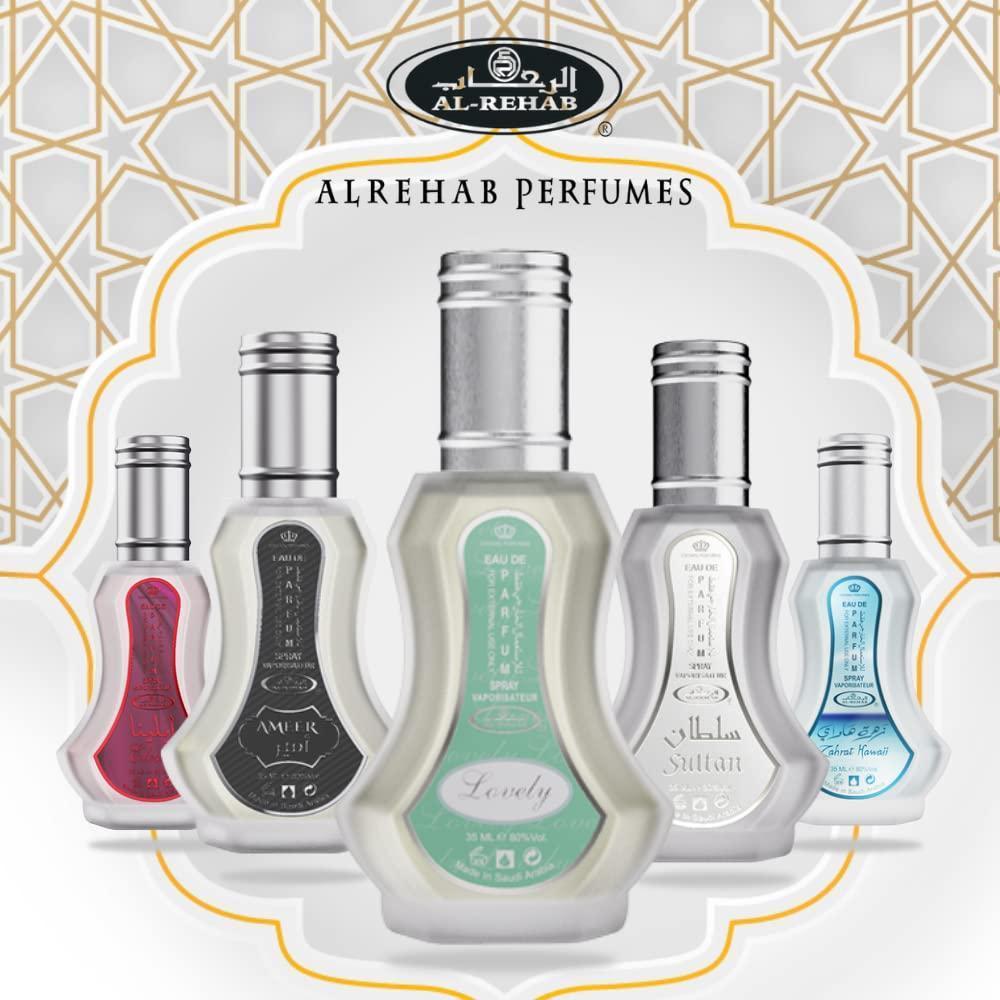 Al-Rehab - Espray natural "Lovely", eau de parfum floral con notas de fruta dulce y larga duración