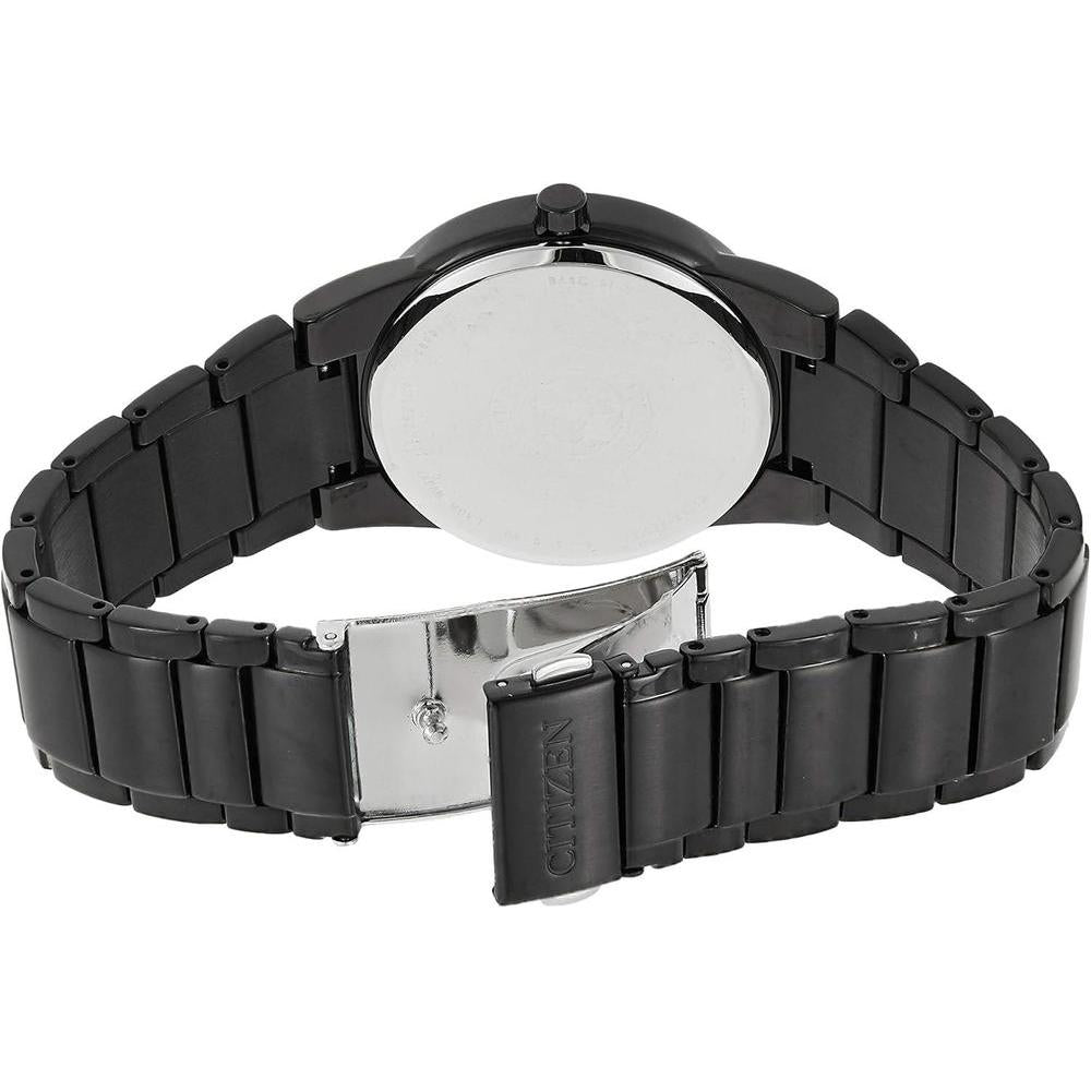 Reloj Citizen Eco-Drive Axiom para hombre en acero inoxidable negro con mecanismo de cuarzo japonés y resistencia al agua