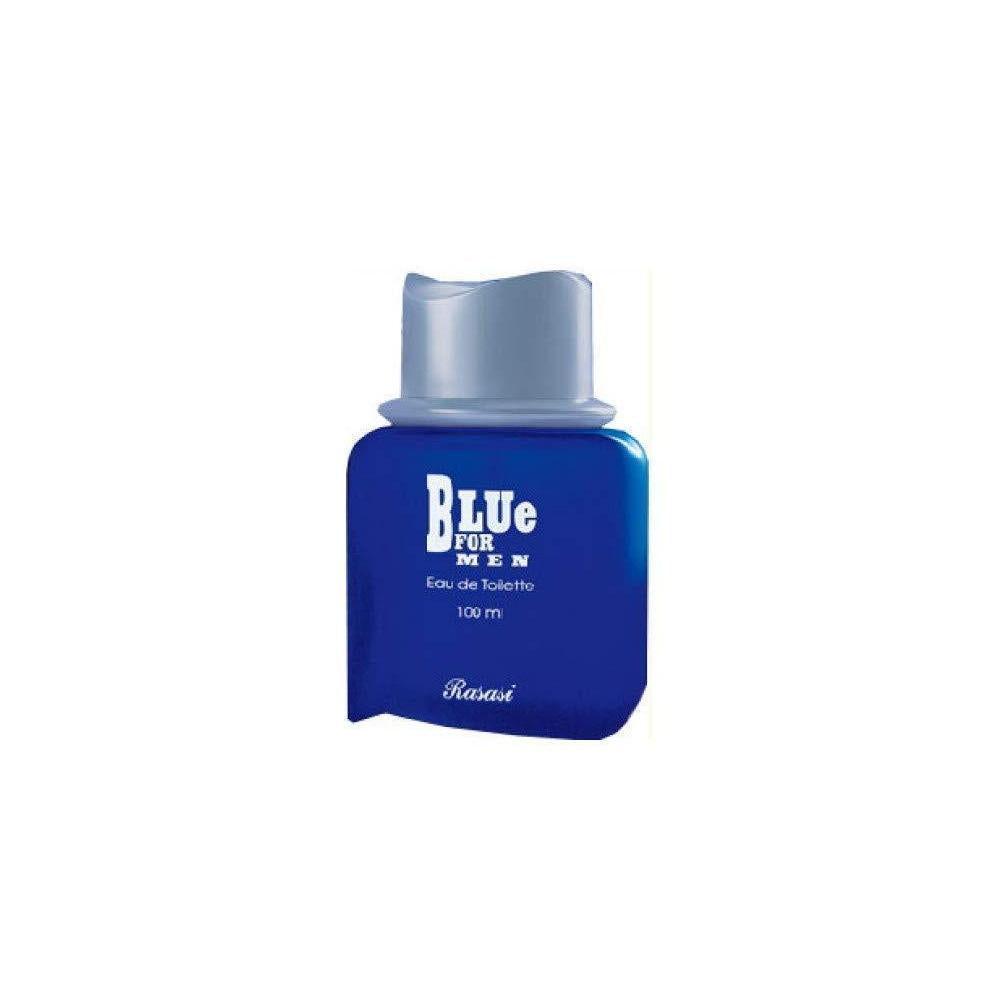 RASASI Blue Eau De Toilette Spray Para Hombre, Fragancia Fresca Cítrica Y Menta, 100ml