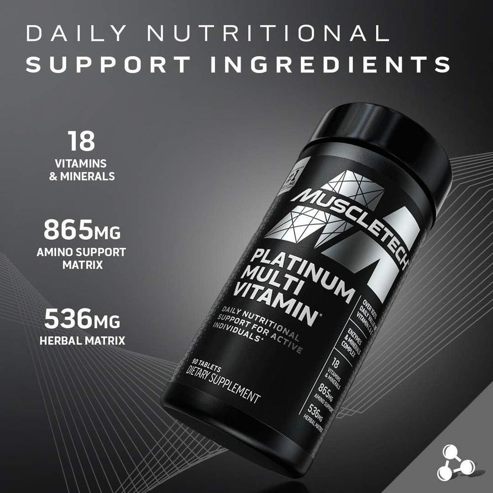 MuscleTech Suplemento Dietético Essential Series 100%, 100 unidades, MT-VP-X90-01, 90 comprimidos