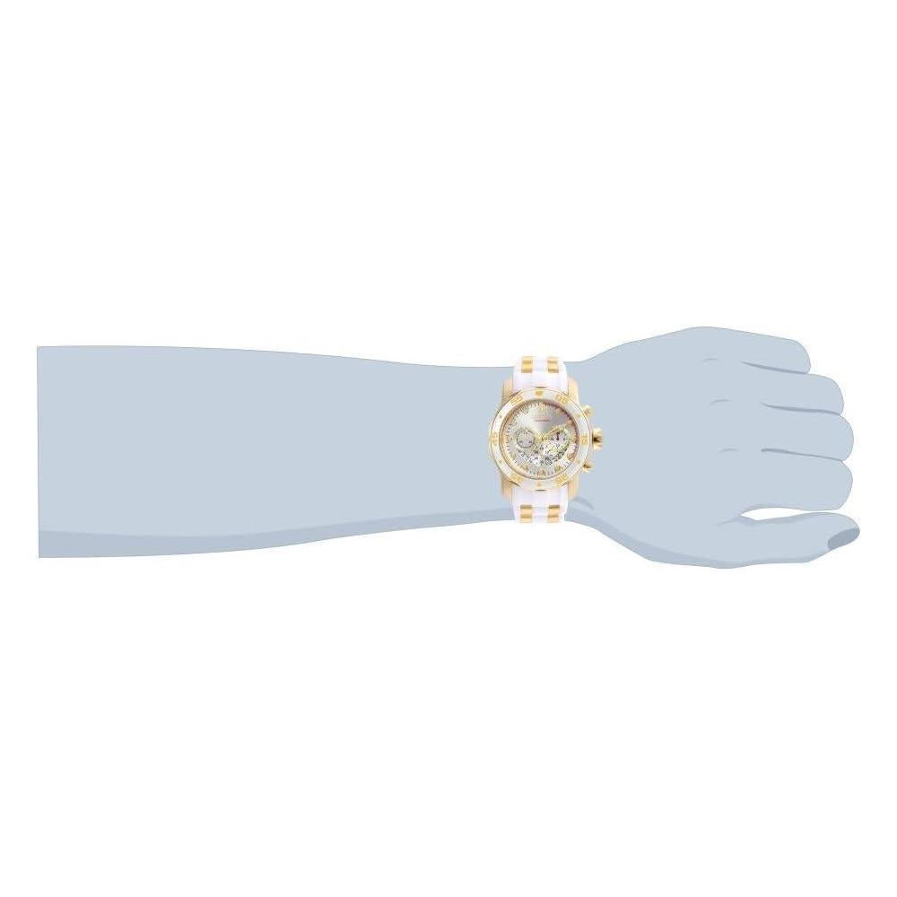 Invicta Reloj de cuarzo Pro Diver para hombre, acero inoxidable y resistencia al agua, correa de silicona