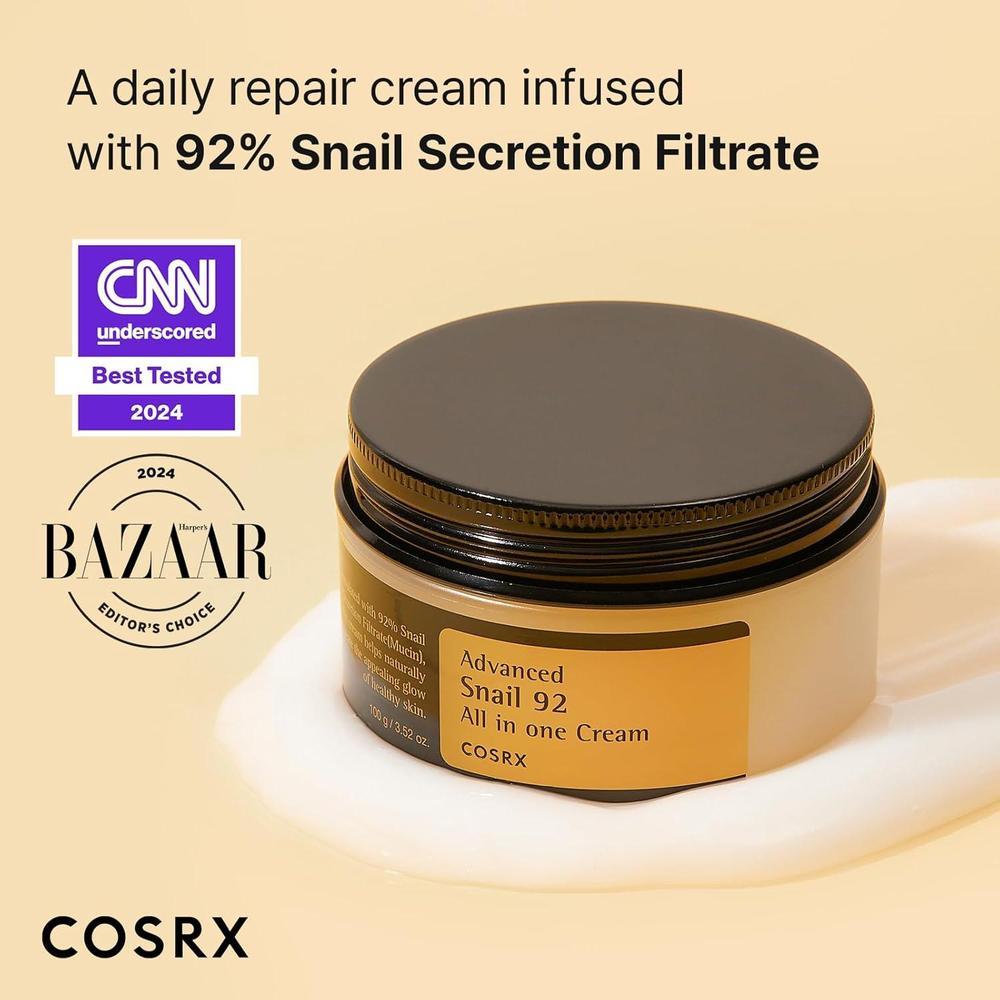 Cosrx Face Moisturizer Snail Mucin 92% + Hialurónico 100ml