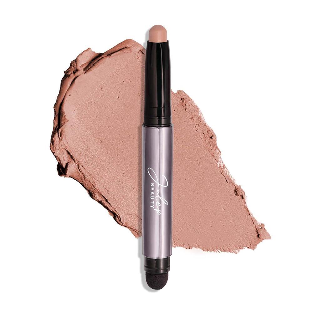 Julep Sombra de Ojos 101 Barra de Sombra Impermeable de Crema a Polvo – Putty Mate – De Larga Duración, A Prueba de Pliegues, Sombra de Ojos Neutra y Mate Suave con Difuminador Integrado