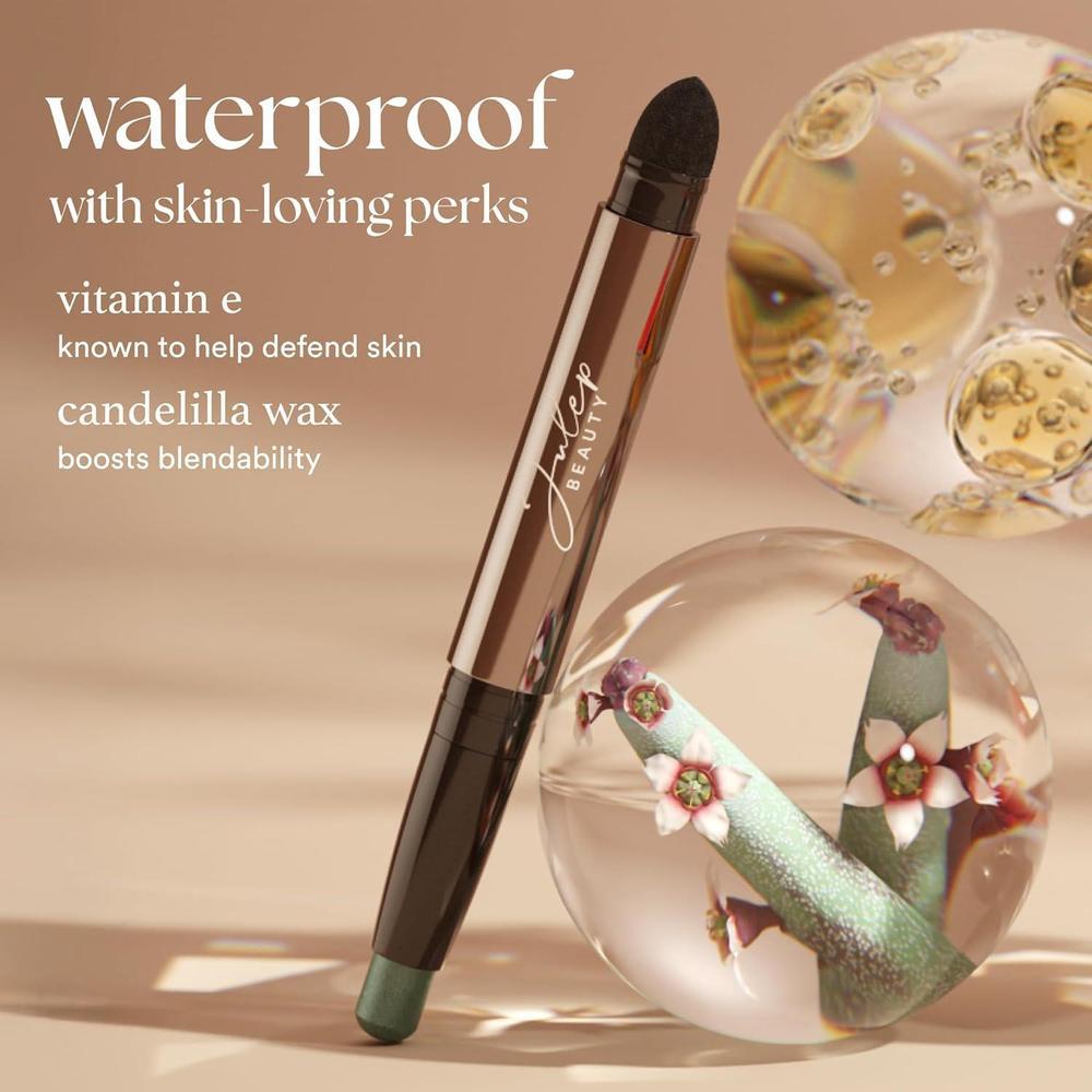 Sombra De Ojos Julep 101 Resistente Al Agua Neutra Mate Con Difuminador Integrado