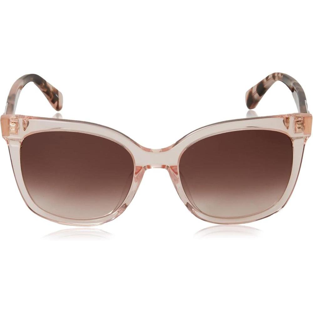 Gafas de sol cuadradas Kiya para mujer de Kate Spade, diseño en melocotón con protección UV 100%