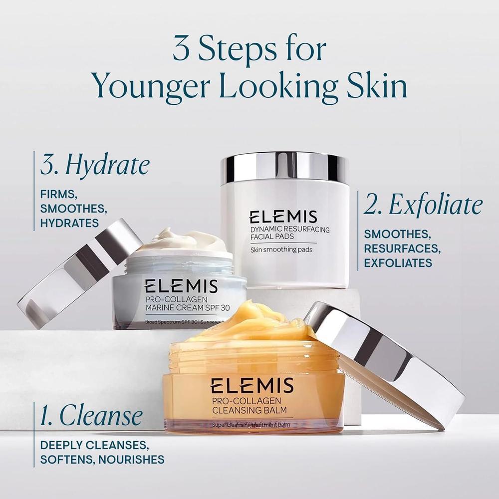 ELEMIS Almohadillas Faciales de Renovación Dinámica, Exfoliantes de Textura Suave para Tratamiento Facial