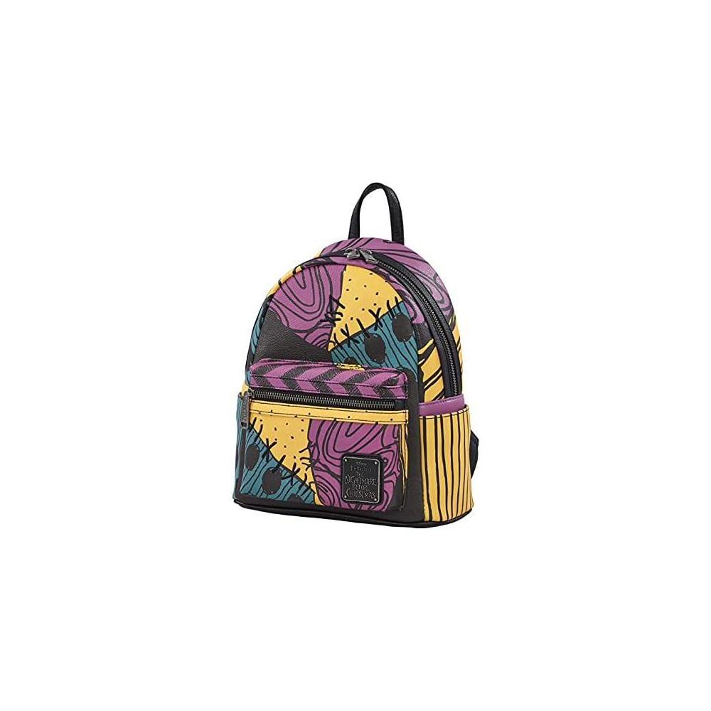 Loungefly Nightmare Before Christmas Sally Costume - Bolso de hombro doble para mujer, diseño único por la colocación de patrones