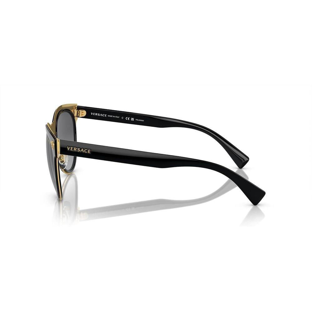 Versace Gafas de Sol de Metal para Mujer, Estilo Elegante y Distintivo