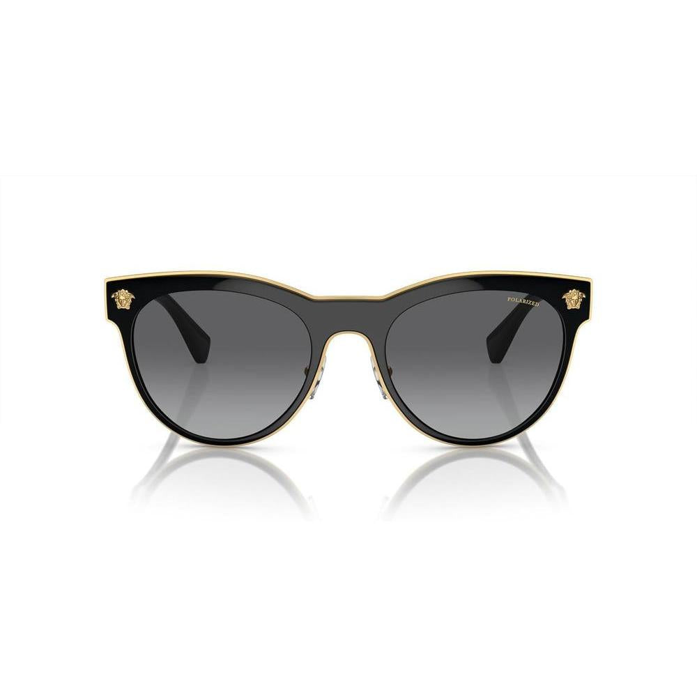 Versace Gafas de Sol de Metal para Mujer, Estilo Elegante y Distintivo