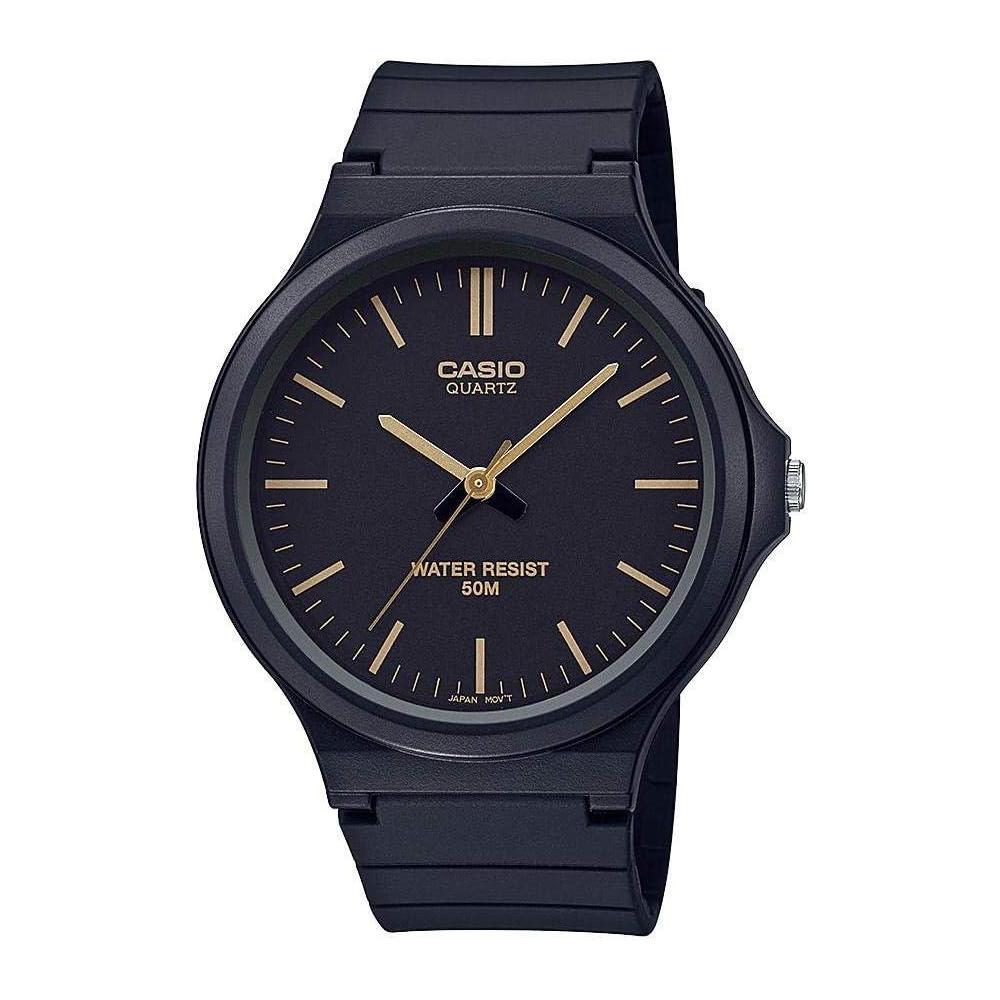 Casio MW240 Series | Men’s Quartz Watch | 50M WR | Large Resin Case | Resin Glass | Resin Band | Large Arabic Numerals | Analog Watch | Easy to Read Display | 3 Year Battery