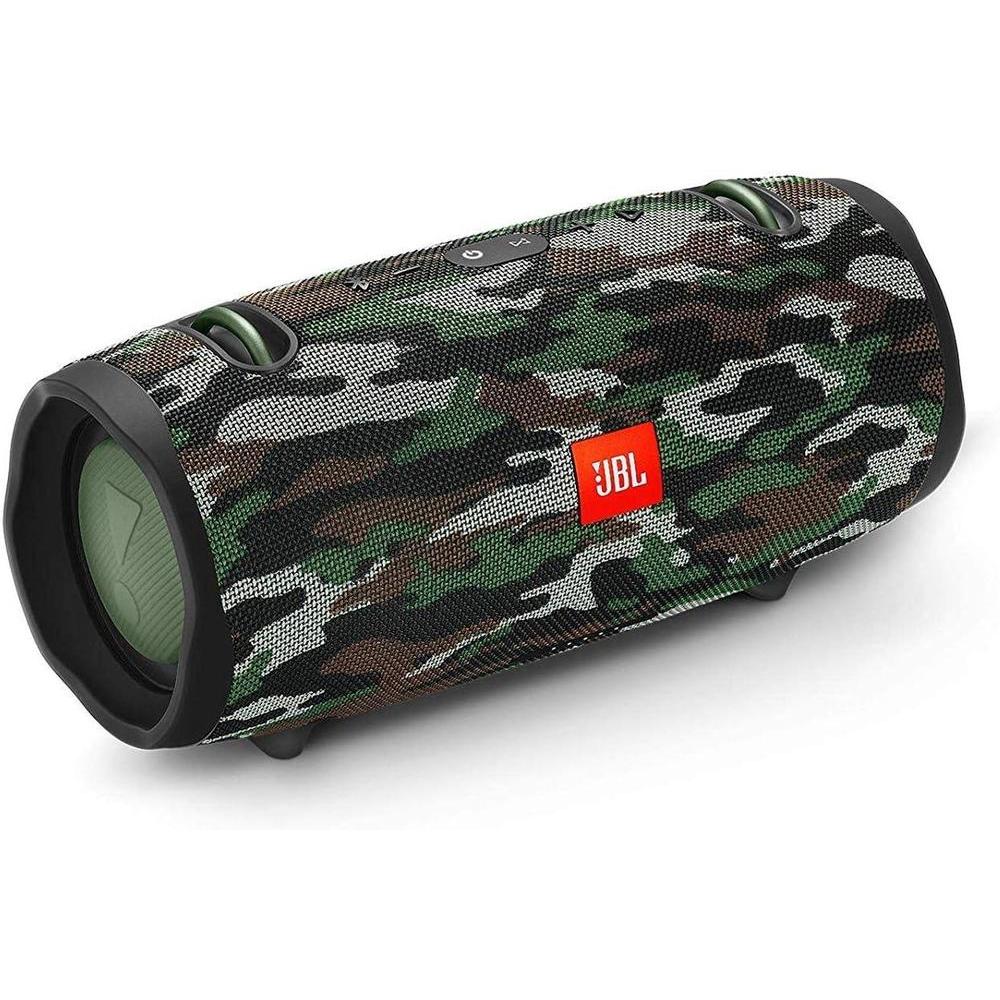 JBL Xtreme 2 Altavoz Bluetooth portátil impermeable con tecnología estéreo y diseño camuflaje, ideal para fiestas y uso en exteriores