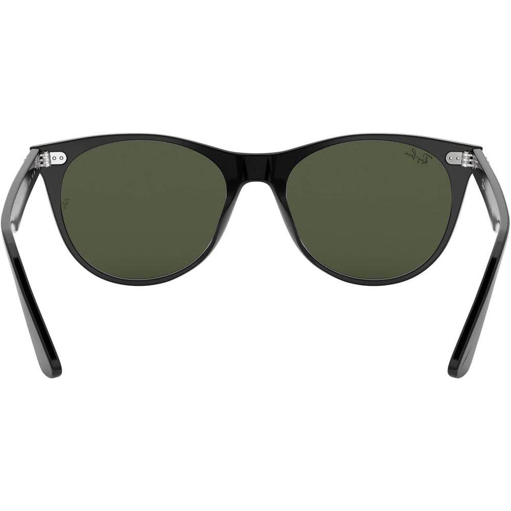 Ray-Ban RB2185 Wayfarer II - Gafas de sol redondas para hombre con protección UV y armazón de acetato duradero
