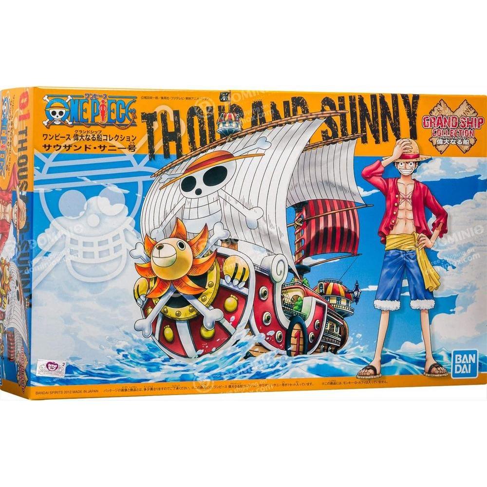 Bandai Hobby One Piece Grand Ship Collection Thousand Sunny - Modelo para armar sin necesidad de pegamento