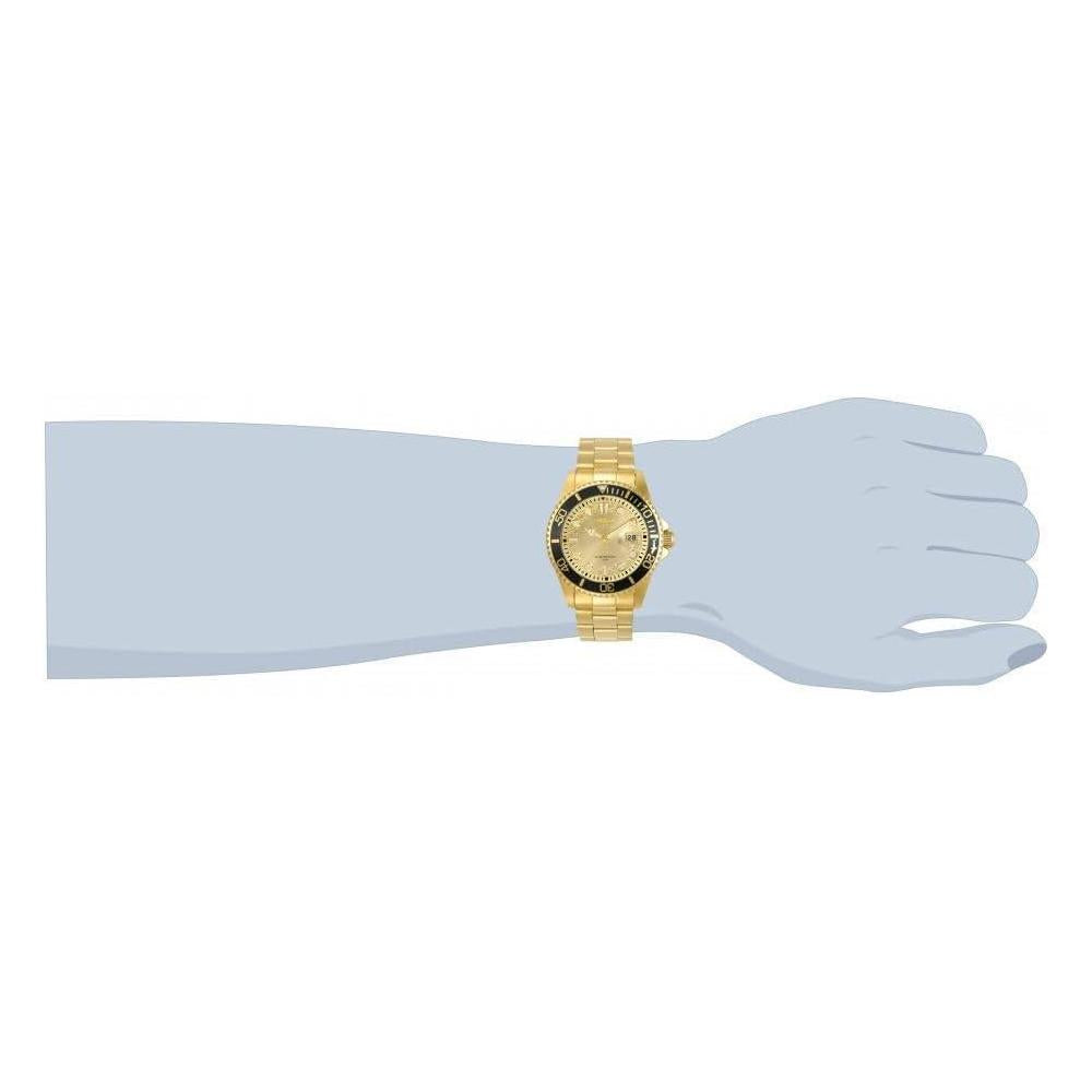 Invicta Reloj de cuarzo Pro Diver para hombre, diseño dorado, modelo 30025. Ideal para buzos