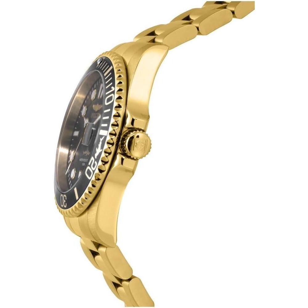 Invicta Pro Diver 30026 Reloj de cuarzo para hombre con caja de acero inoxidable y esfera negra
