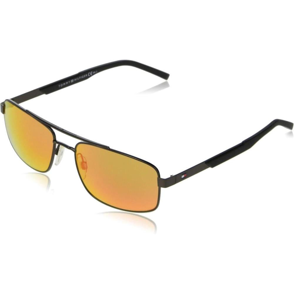 Tommy Hilfiger TH1674/S 4JL Gunmetal TH1674/S Rectangle Sunglasses Lens Categor, 59mm