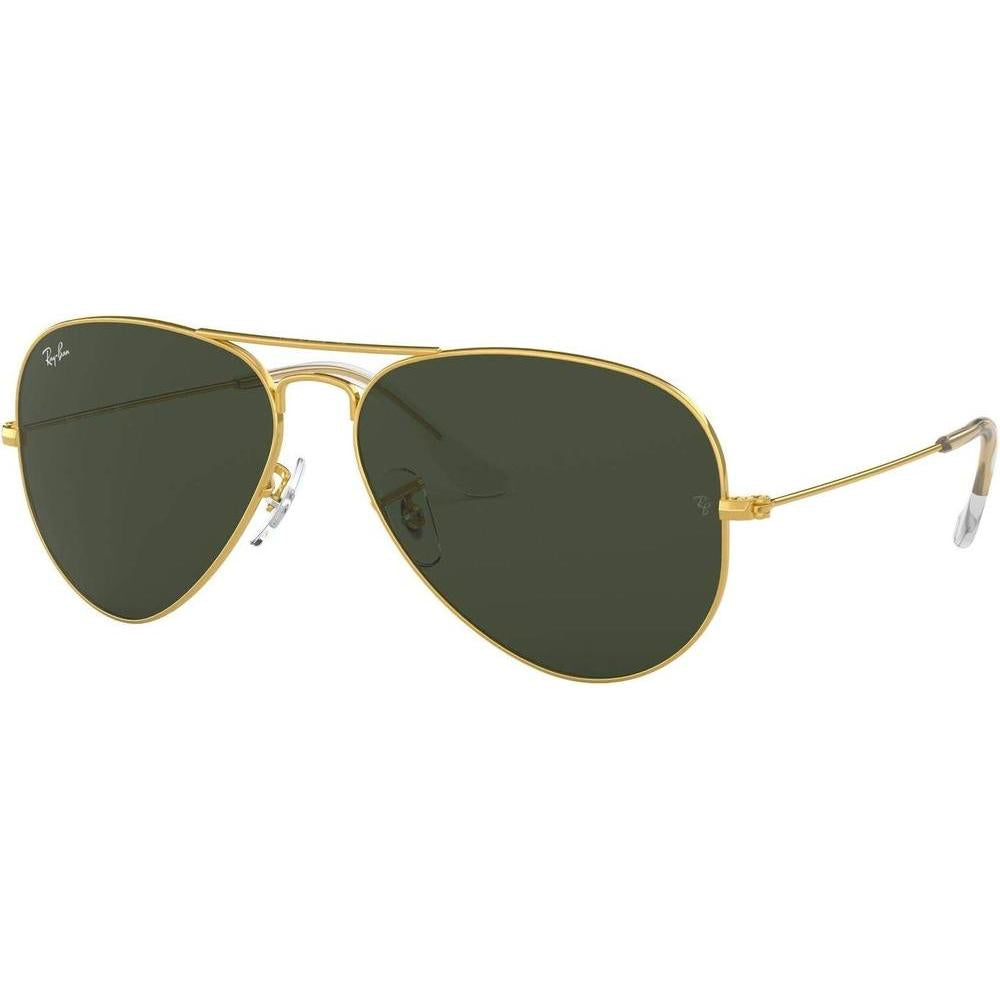 Lentes de sol clásicos aviador Ray-Ban RB3025 con protección ultravioleta, incluye estuche y paño de limpieza