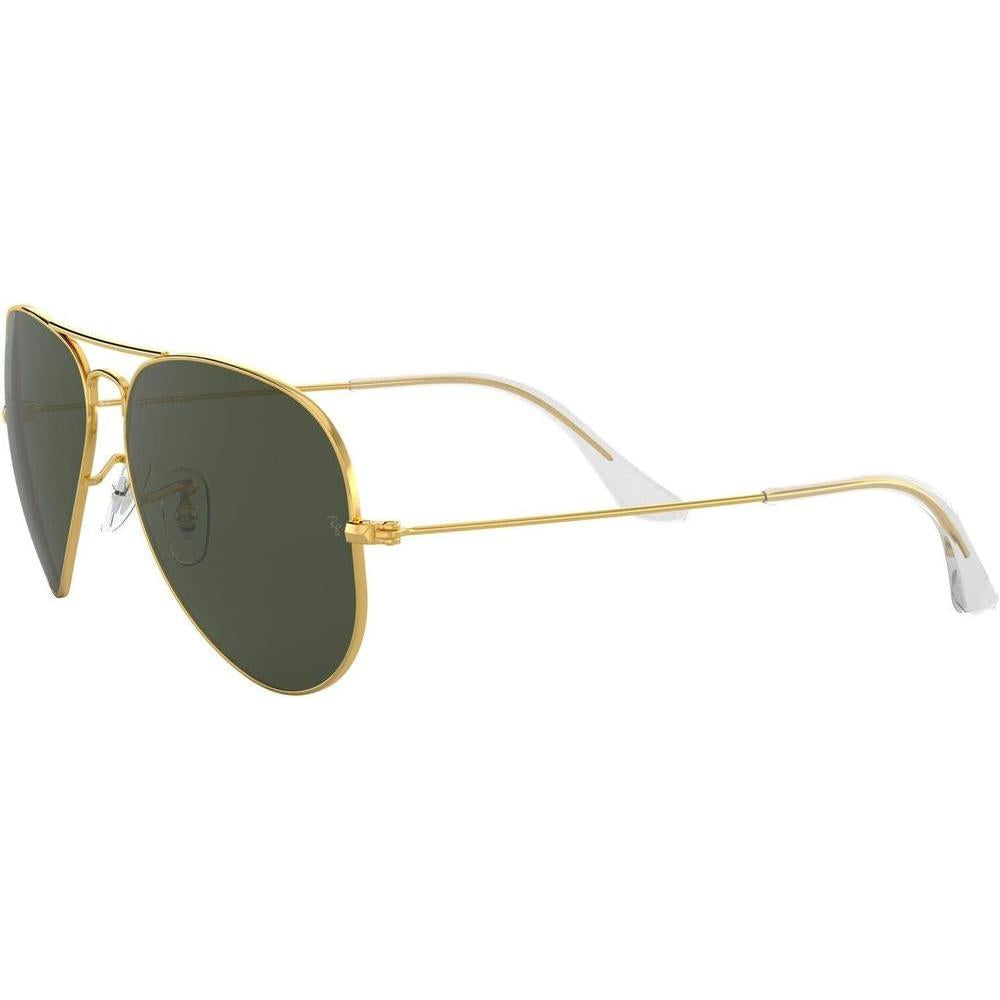 Lentes de sol clásicos aviador Ray-Ban RB3025 con protección ultravioleta, incluye estuche y paño de limpieza