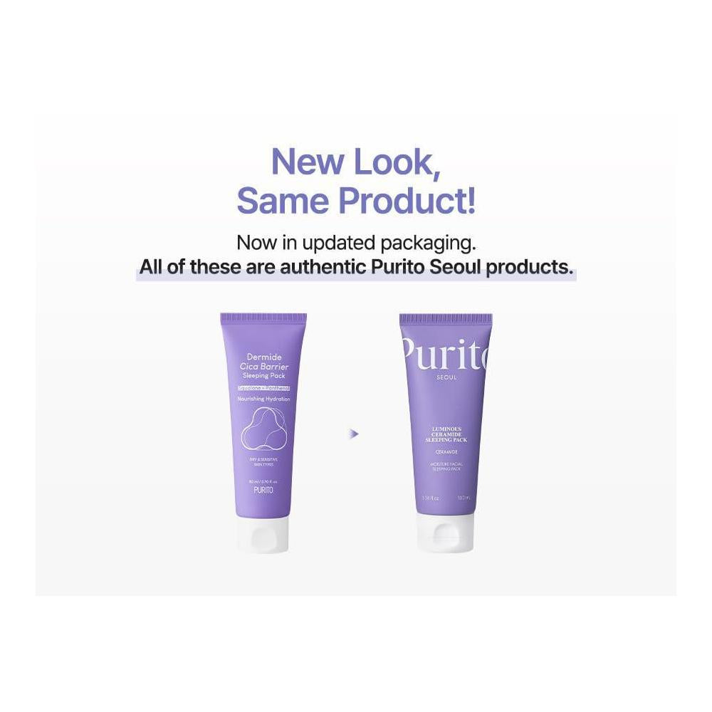 PURITO Crema Recuperadora Nocturna 100ml Para Piel Seca Y Sensible Vegana
