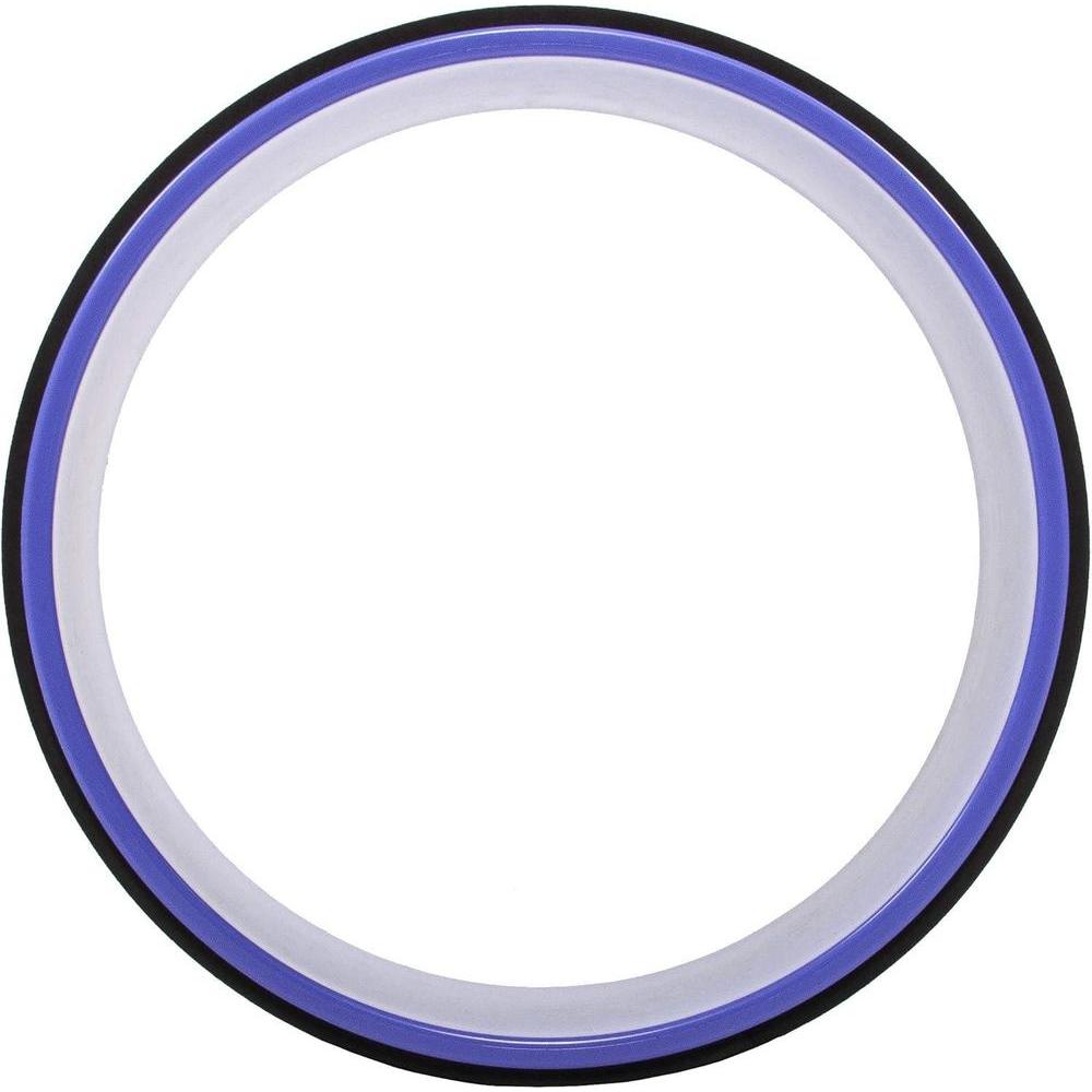 Signature Fitness Balancefrom - Rueda De Yoga Para Estirar, Rueda De Apoyo Cómodo Para Posturas De Yoga Y Flexiones Hacia Atrás