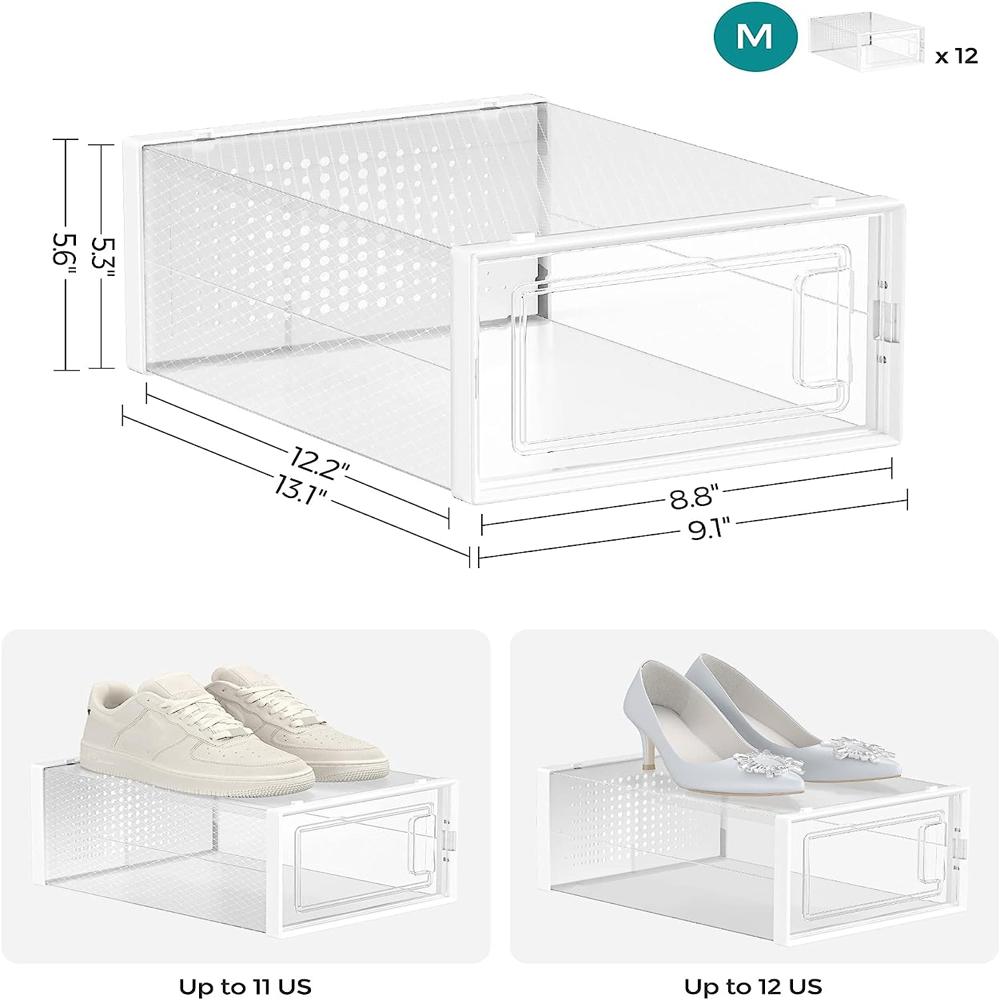 Cajas de Zapatos Paquete de 12 Organizadores