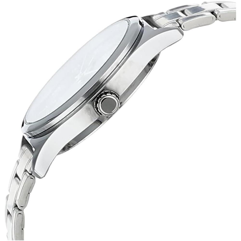 Reloj Casio para hombre de acero inoxidable, esfera negra y función de fecha, modelo MTP-V006D-1B2, diseño casual