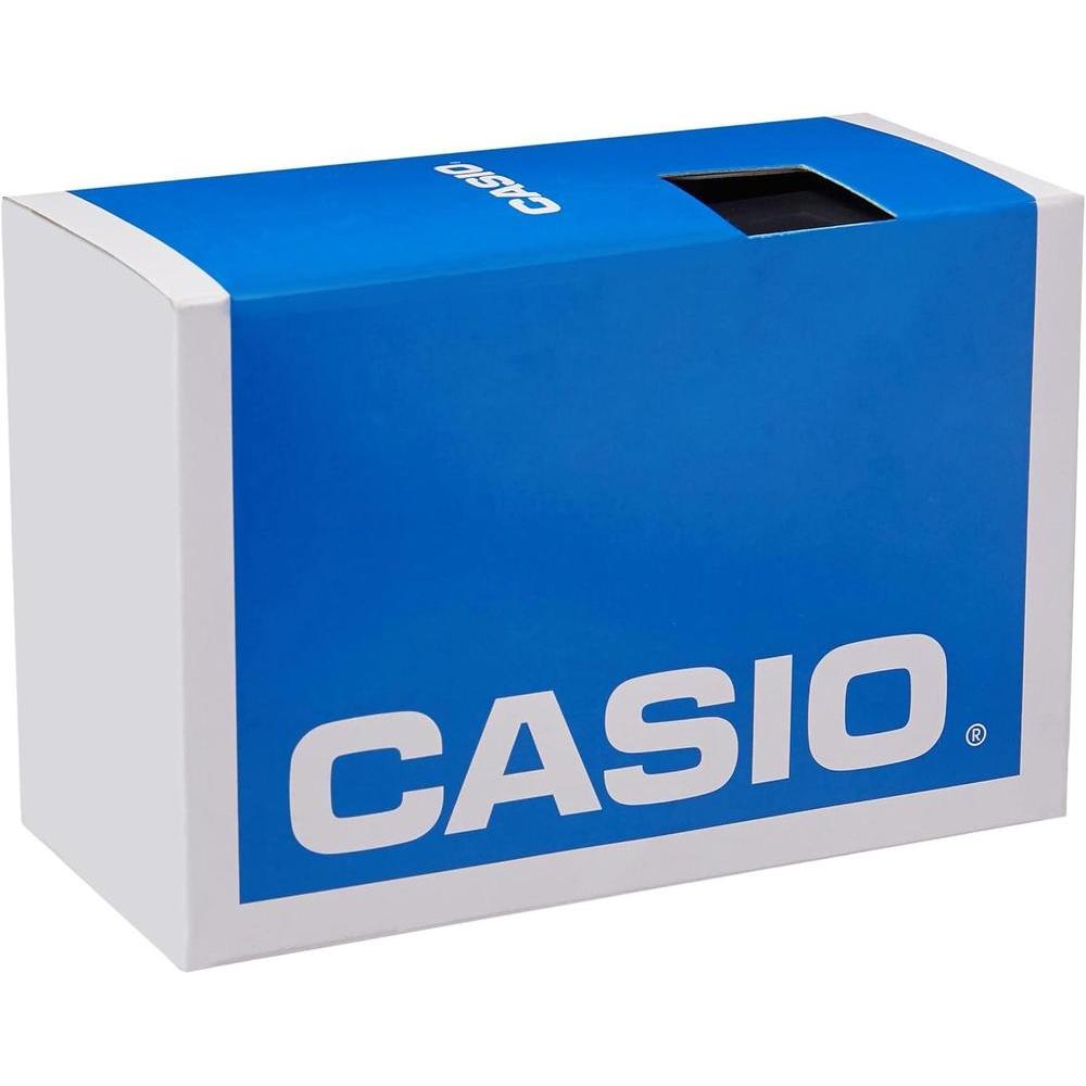 Reloj Casio para pesca con temporizador, luz LED, resistente al agua y datos de luna. Ideal para actividades acuáticas