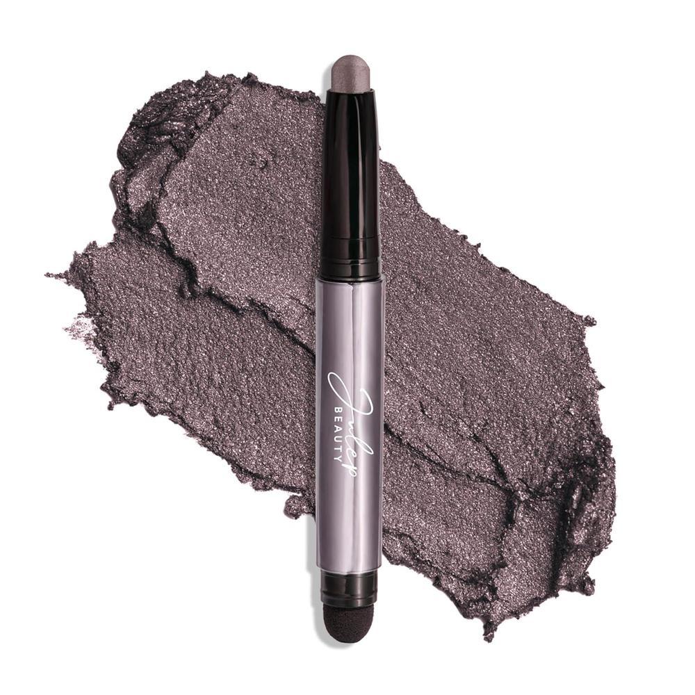 Julep - Sombra de ojos 101 de crema a polvo, impermeable, barra con sombra ahumada de amatista brillante, de larga duración, resistente a arrugas, sombra cremosa de color púrpura rico con difuminante