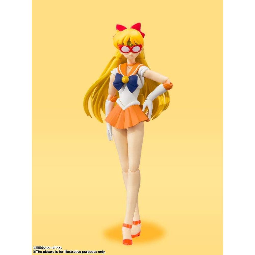 TAMASHII NATIONS - Pretty Guardian Sailor Moon - Sailor Venus - Animation Color Edition, Figura de acción Bandai Spirits