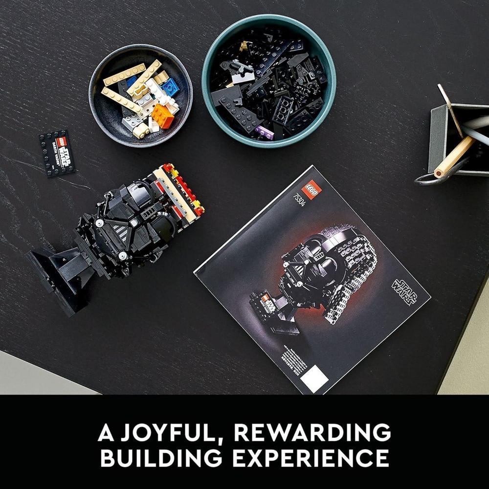 LEGO Star Wars Juego de Construcción de Casco de Darth Vader, Modelo para Adultos, Decoración Coleccionable