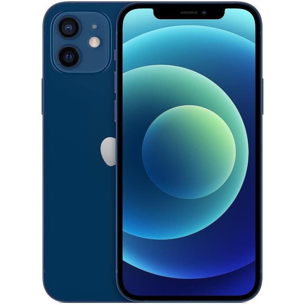 Apple iPhone 12, 128GB, Blue - Fully Unlocked (Renewed)