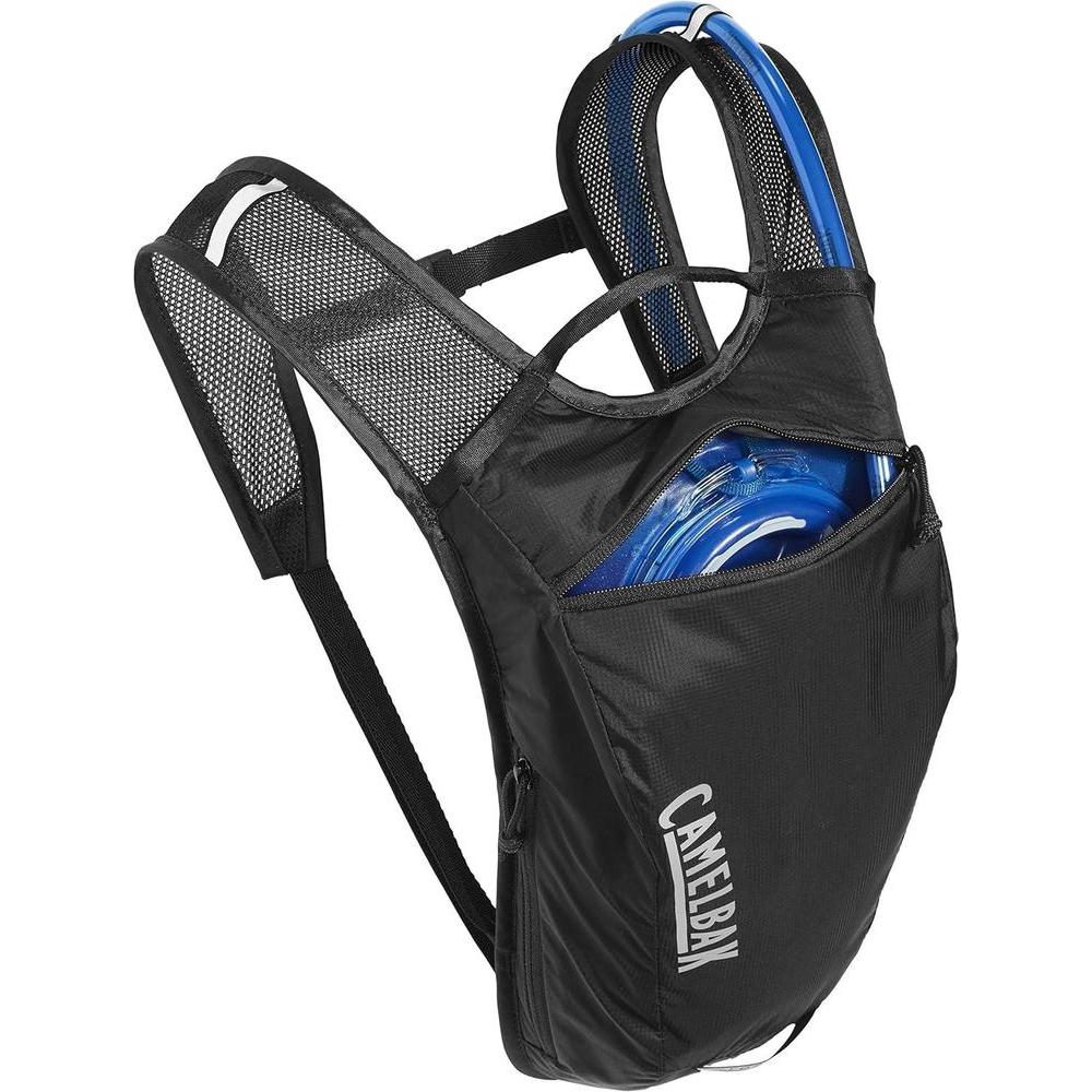 CamelBak Mochila De Hidratación Para Bicicleta Ligera Hydrobak 1,5 L (50 Oz) - Negro/Plata