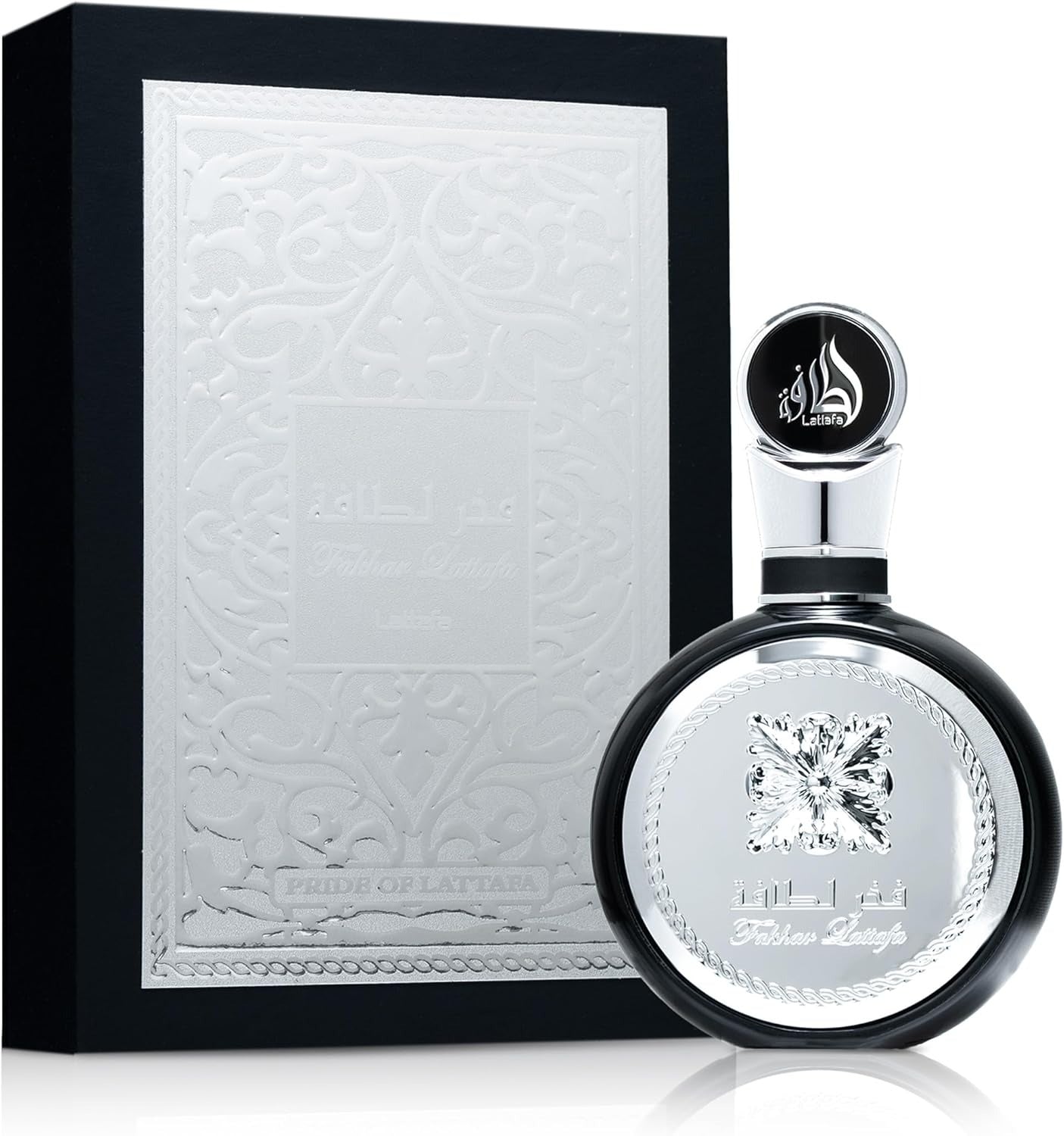 Lattafa Fakhar - Fresco, afrutado, bergamota, madera de ámbar - Eau de Parfum fragancia de larga duración para hombres, 100 ml