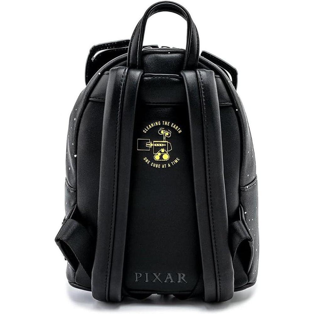 Loungefly POP Disney Pixar Wall-E Eve Earth Day, bolsa de hombro con correa doble para mujer, diseño multicolor vibrante