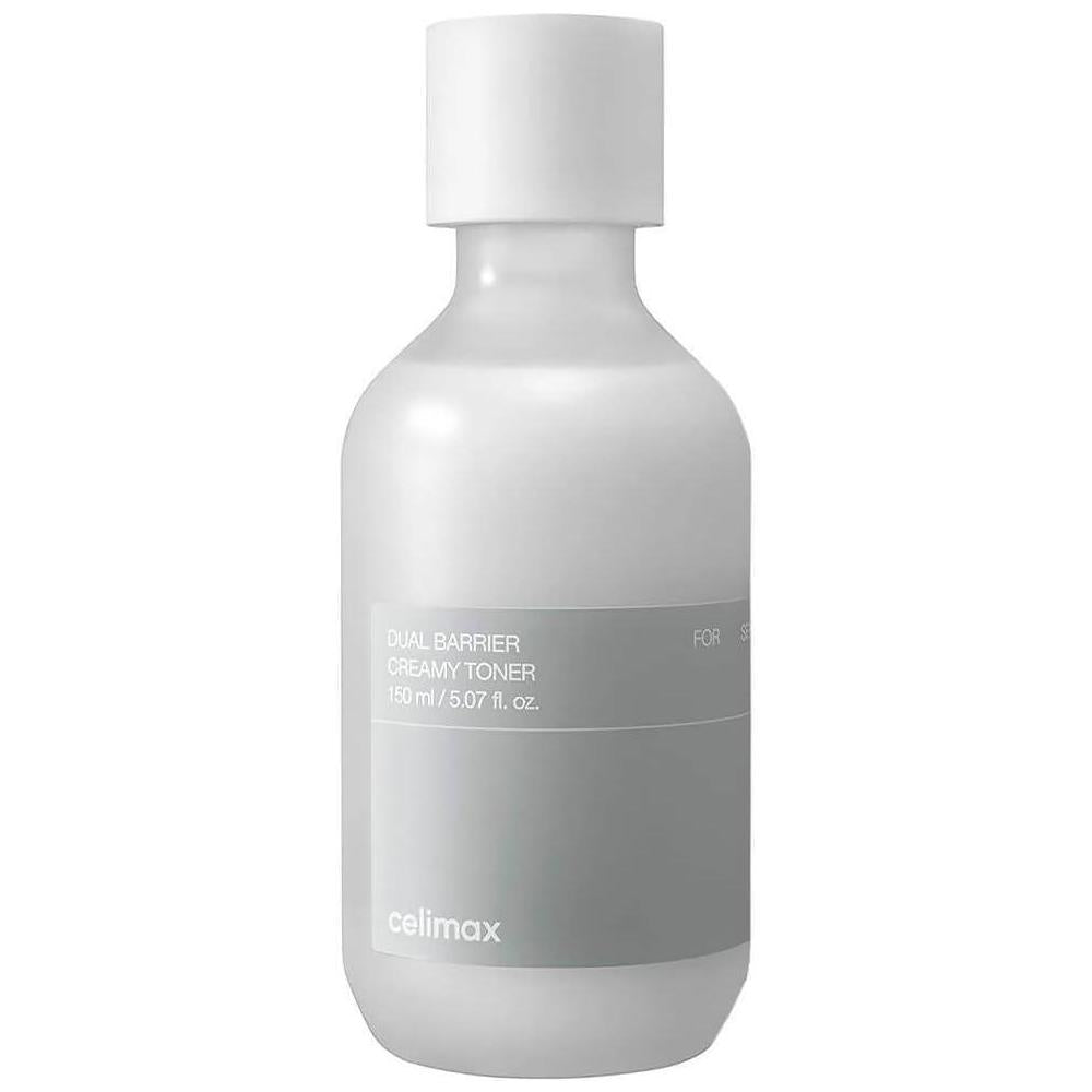 Celimax Tónico Cremoso de Doble Barrera con Ceramidas y Péptidos, Libre de Aceite y Alcohol, Hidratante y Astringente Facial
