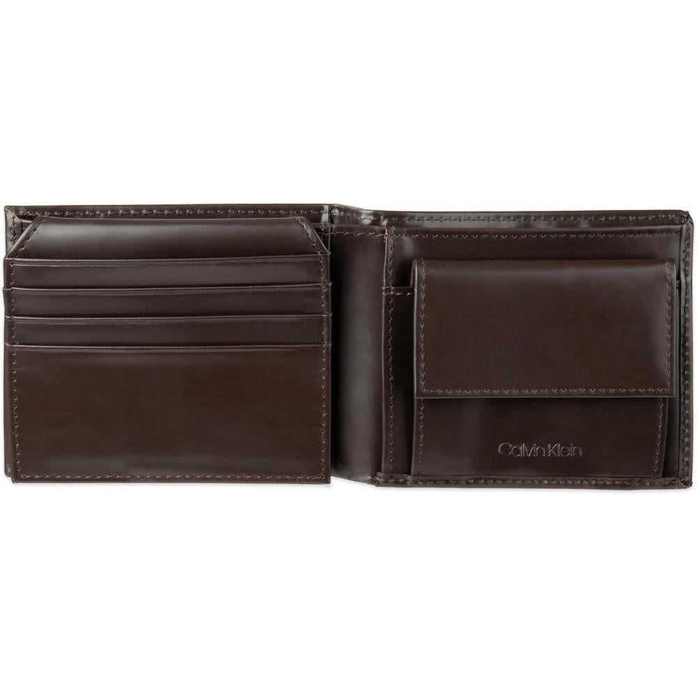 Conjunto de billetera minimalista y tarjetero Calvin Klein para hombre con tecnología RFID para protección