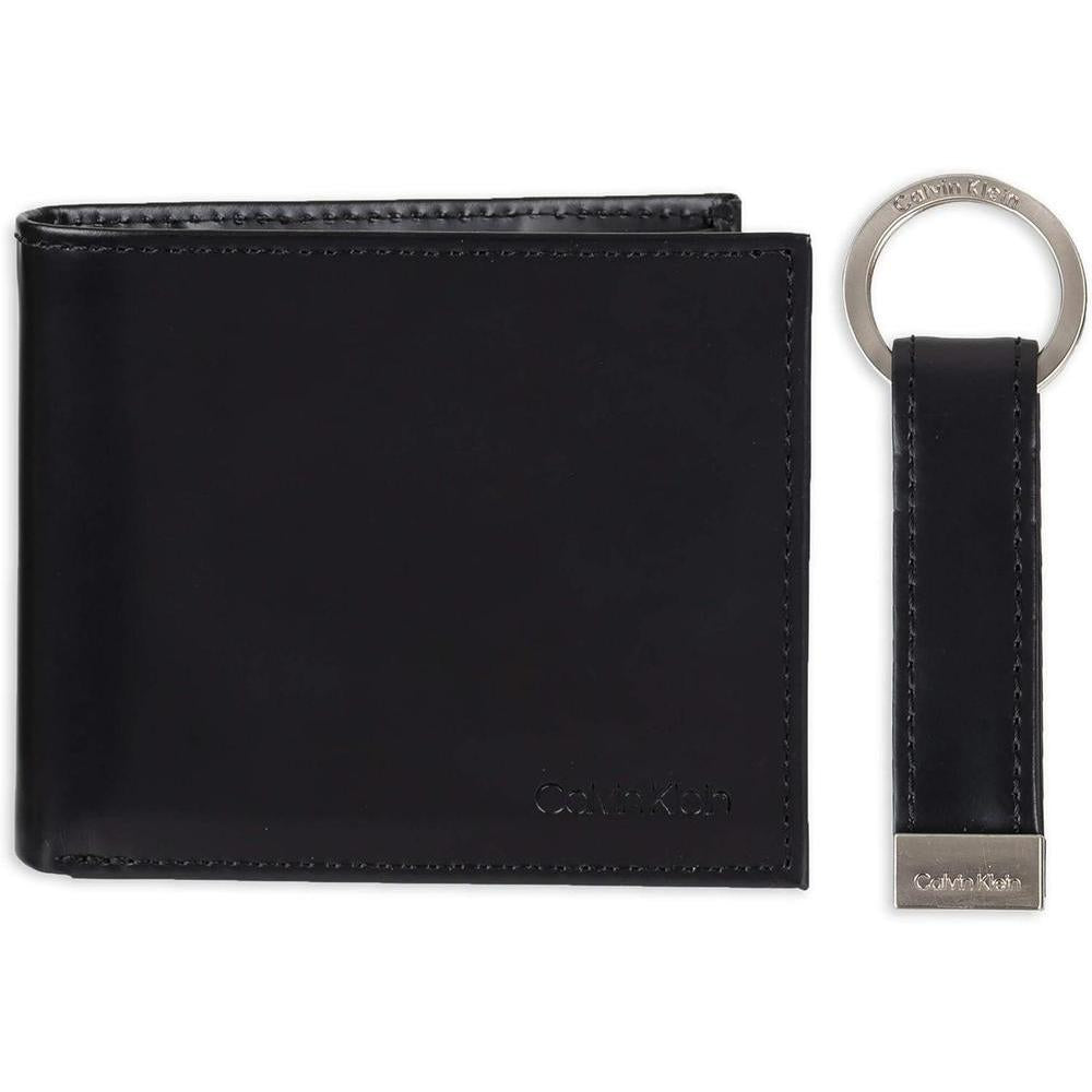 Calvin Klein Men's Wallet Sets-Minimalist Bifold and Card Cases