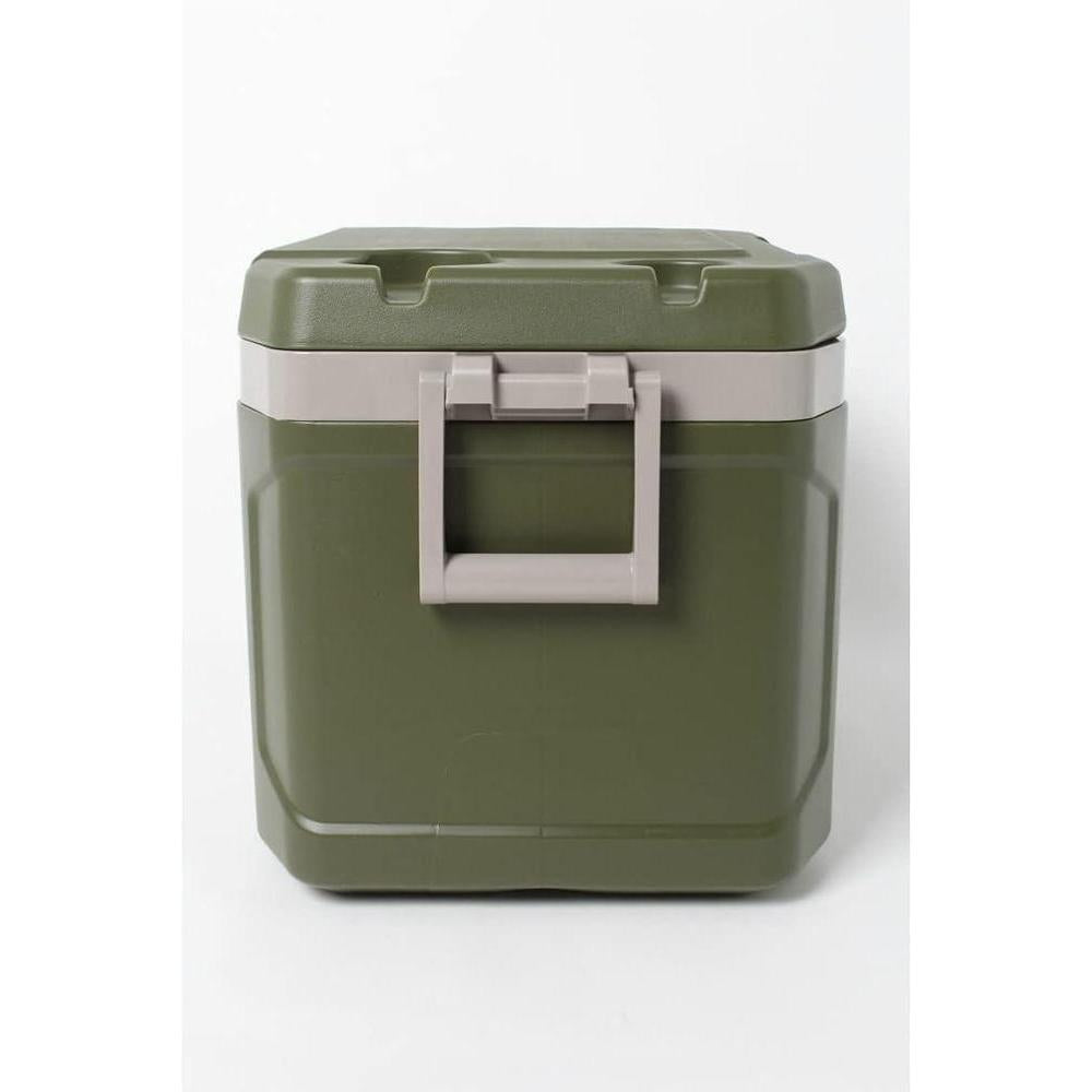 Nevera Igloo Sportsman Latitude 52 portatil para camping y pesca, capacidad 49 L y diseño duradero verde