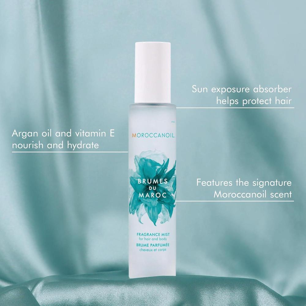Mist Fragancia Moroccanoil para cabello y cuerpo, con aceite de argán y vitamina E, aroma ámbar y floral dulce
