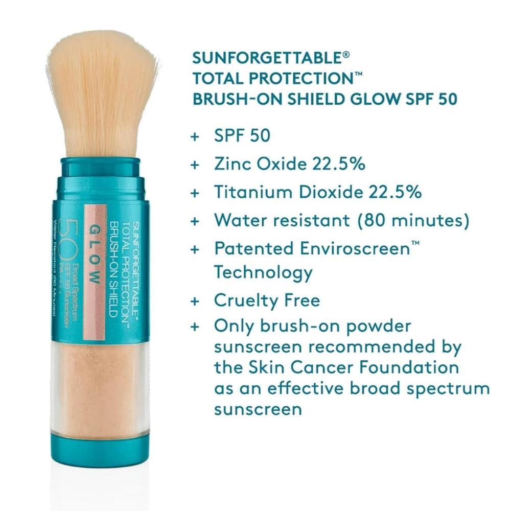 Colorescience Protector solar en polvo mineral para piel sensible, protección UVA/UVB, luz azul y polución