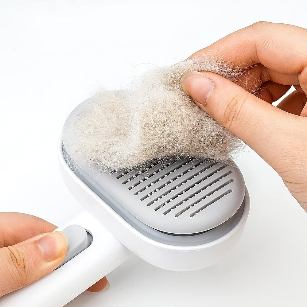 Cepillo para Gatos con Botón Removedor