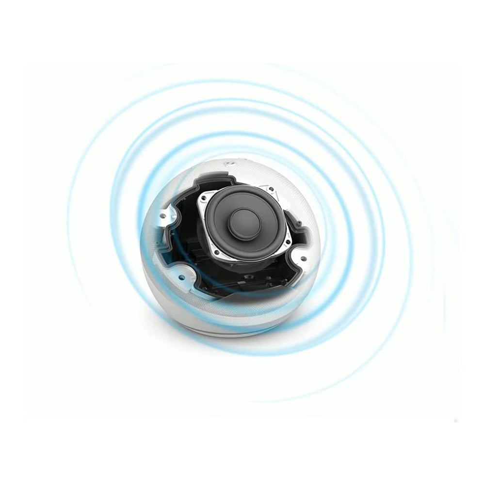 Parlante Inteligente Echo Dot 5ta Gen. con Reloj Glacier White