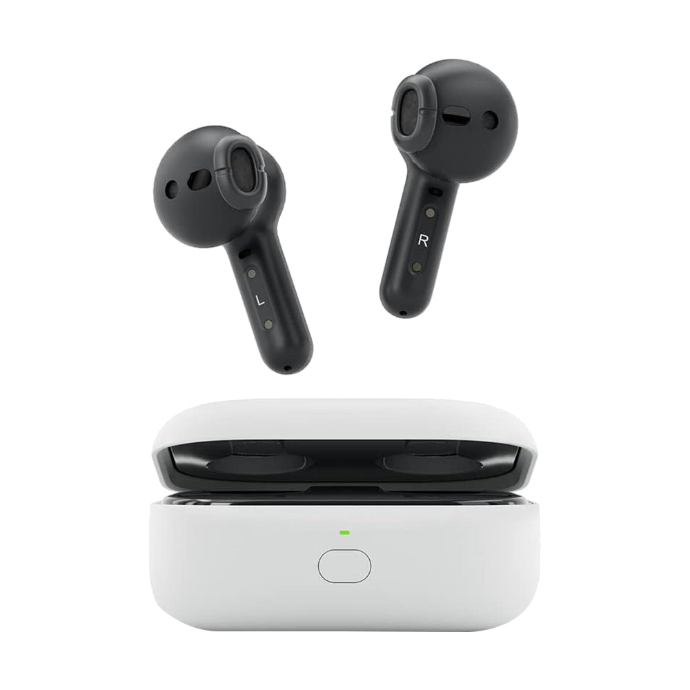 All-new Echo Buds (2023 Release) | True Wireless Bluetooth 5.2 Earbuds with Alexa, multipoint, 20H battery with charging case, fast charging, sweat resistant, semi-in-ear