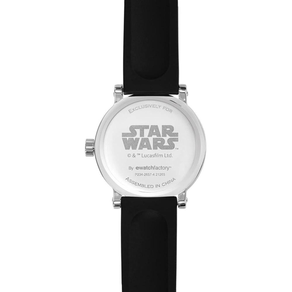 Reloj de cuarzo analógico Star Wars para adultos, diseño vintage con carcasa de acero inoxidable y resistencia al agua