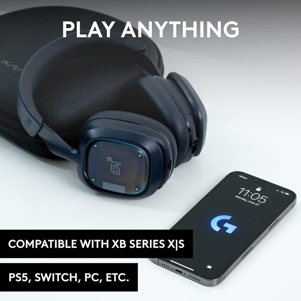 Logitech G Astro A30 Auriculares Inalámbricos Gaming Dolby Atmos, Bluetooth, Batería 27h, USB-C, PS5/Xbox/Switch/PC/Android, Azul