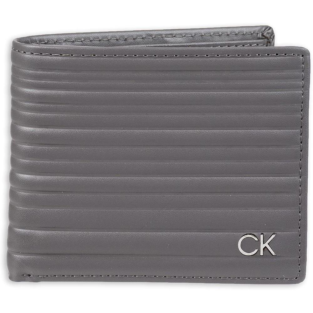 Calvin Klein Men's RFID Leather Minimalist Bifold Wallet